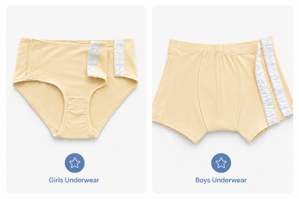 Girl's & Boy's adaptive underwear