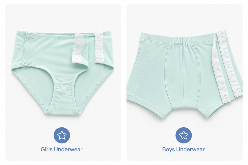 Girl's & Boy's adaptive underwear