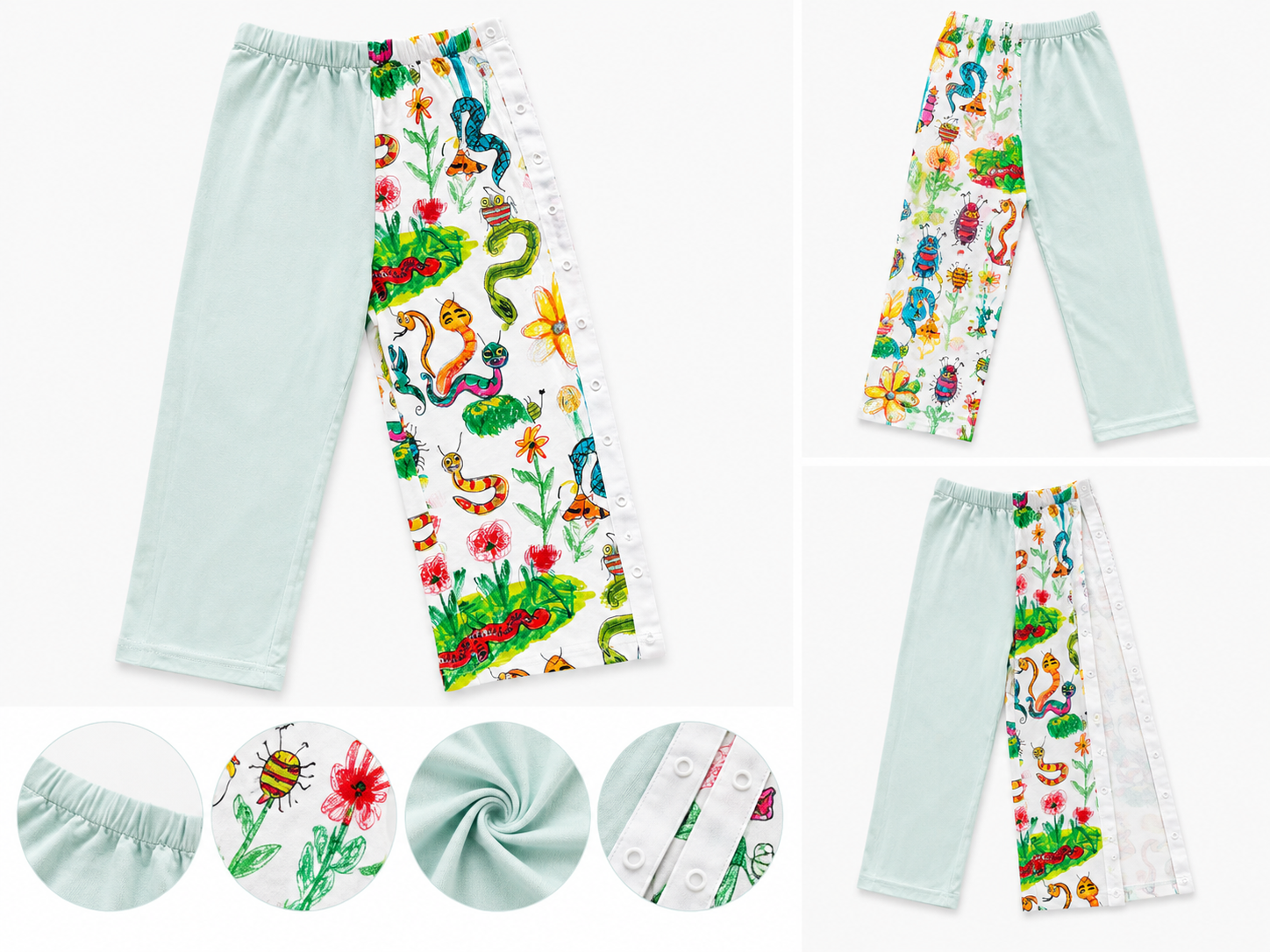 Unisex adaptive pyjama pant